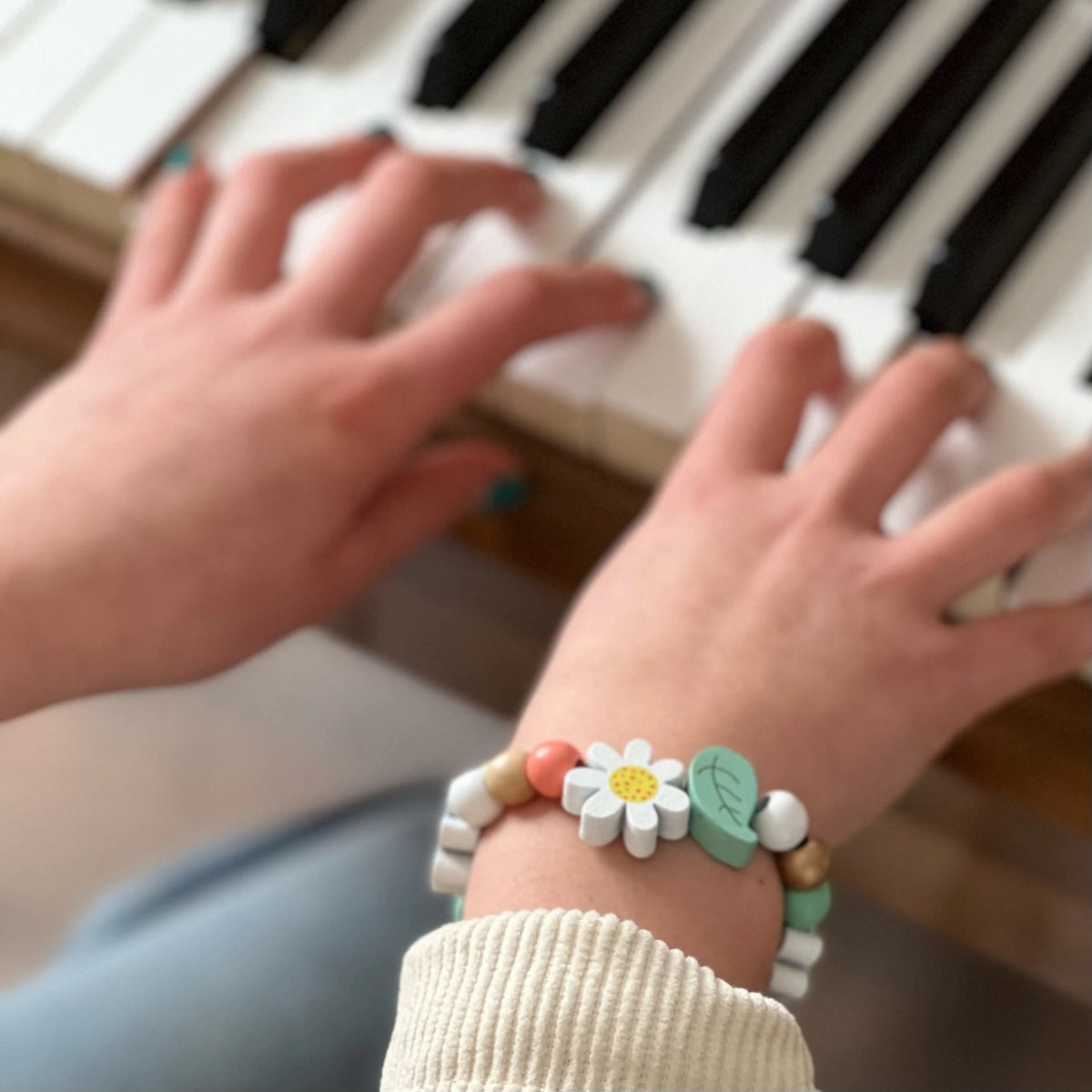 DIY-Kit - Tusenfryd Blomsterarmbånd | Cotton Twist