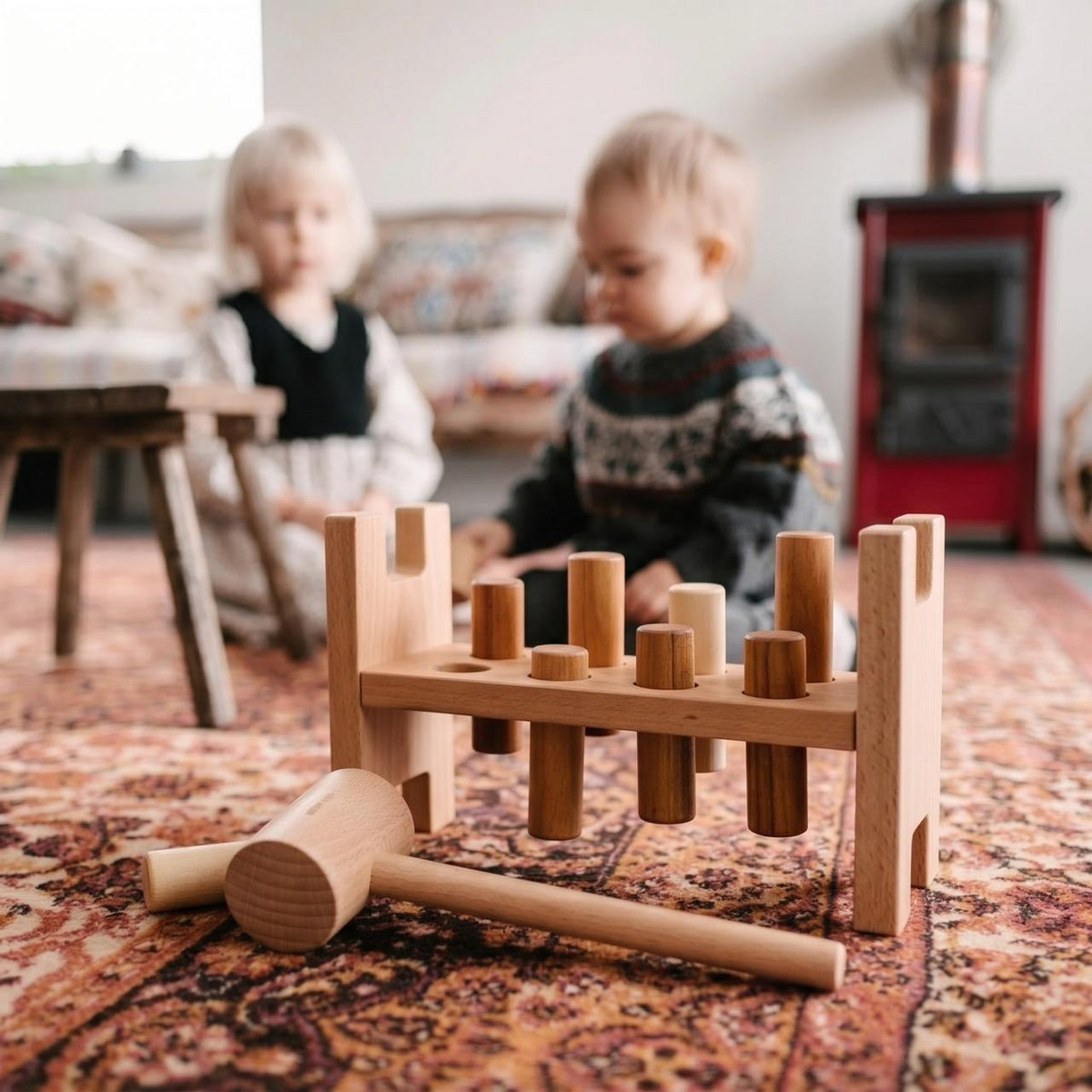 Bankebrett i FSC-tre - Naturfarger | Wooden Story