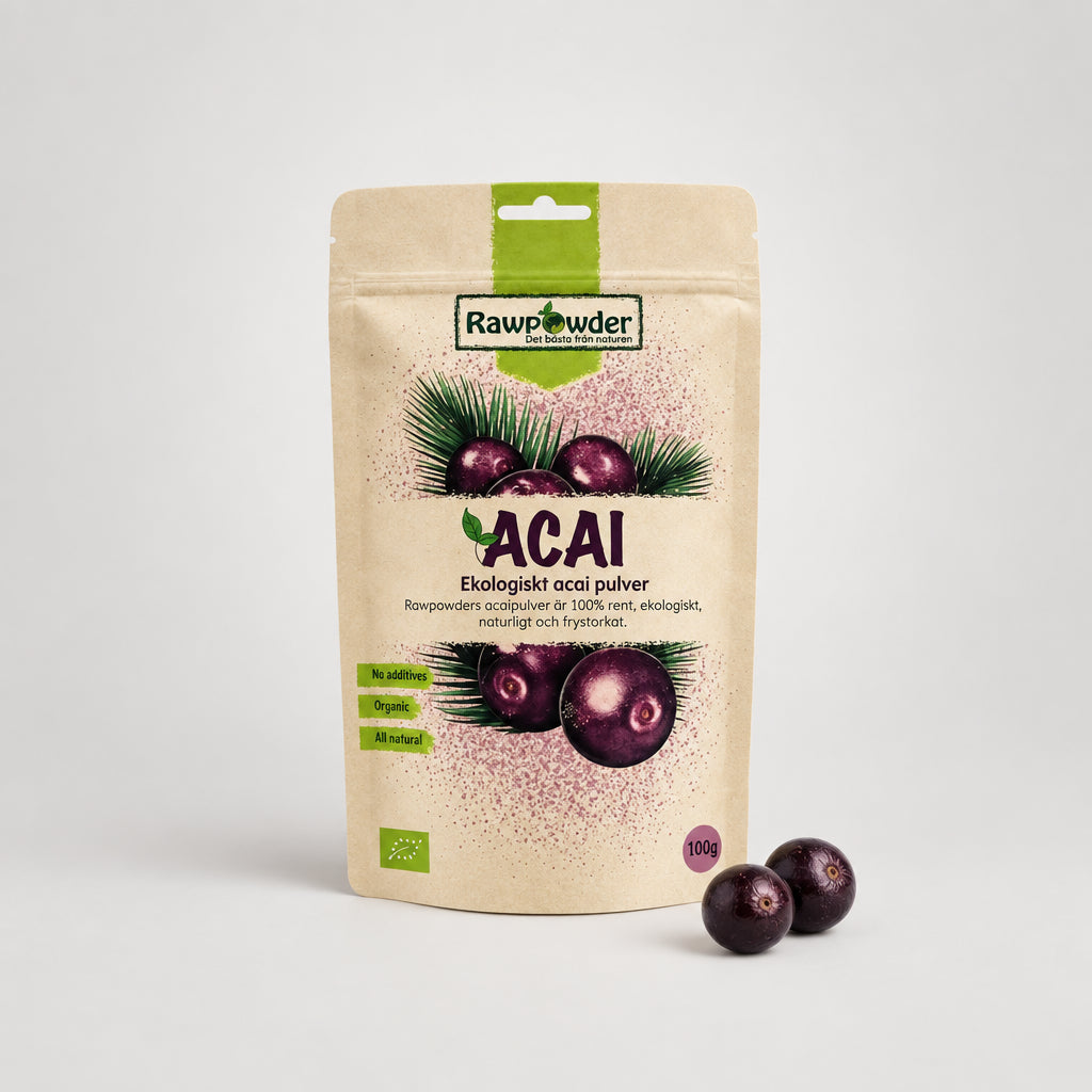 Økologisk Acaipulver, Frysetørket (100 g)