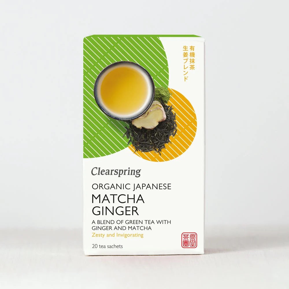 Clearspring Økologisk Matcha & Ginger Tea