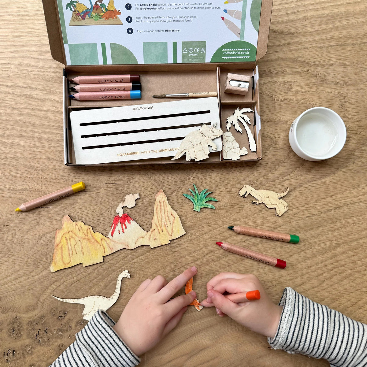 DIY-Kit - Dinosaurverden | Cotton Twist