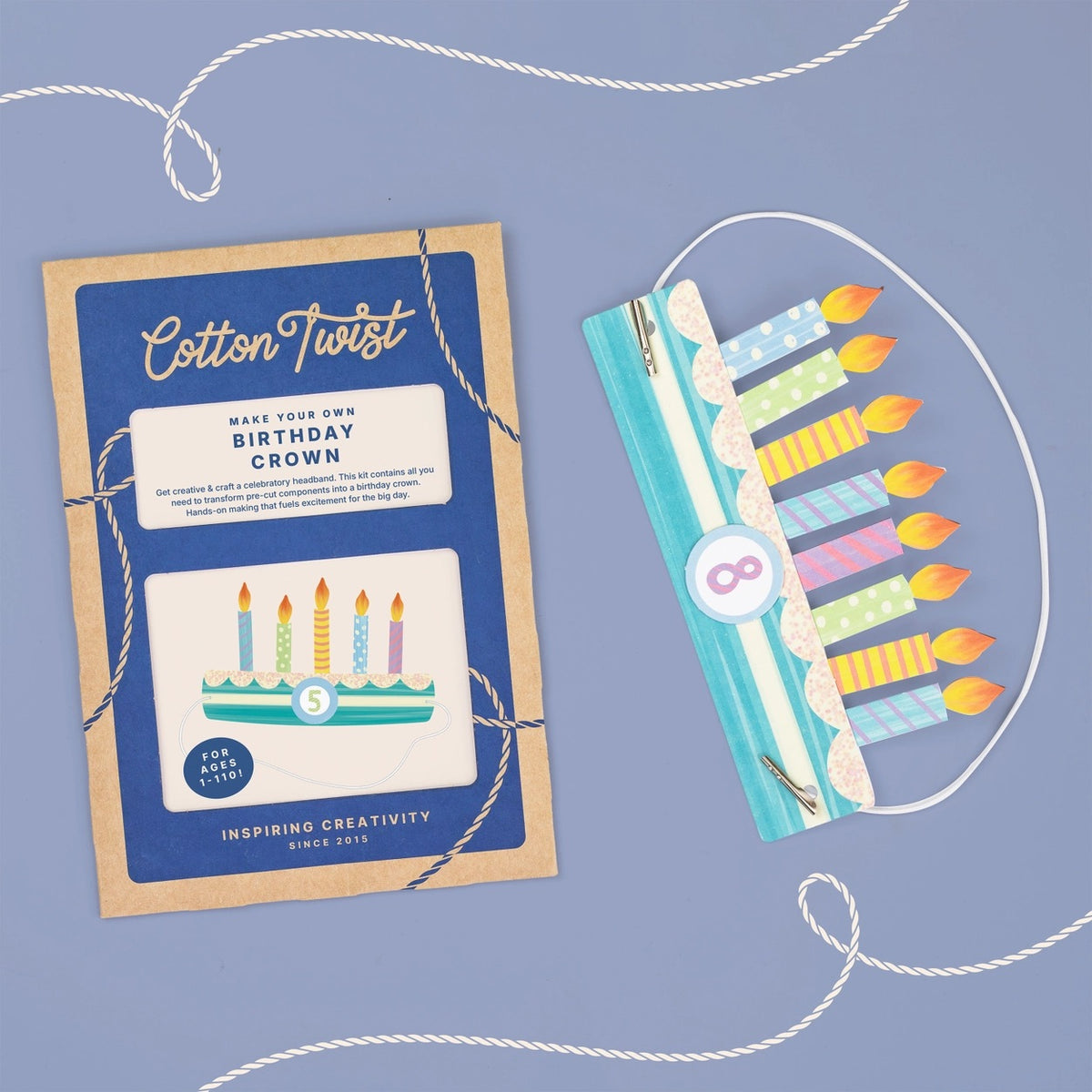 DIY-Kit Bursdagskrone | Cotton Twist