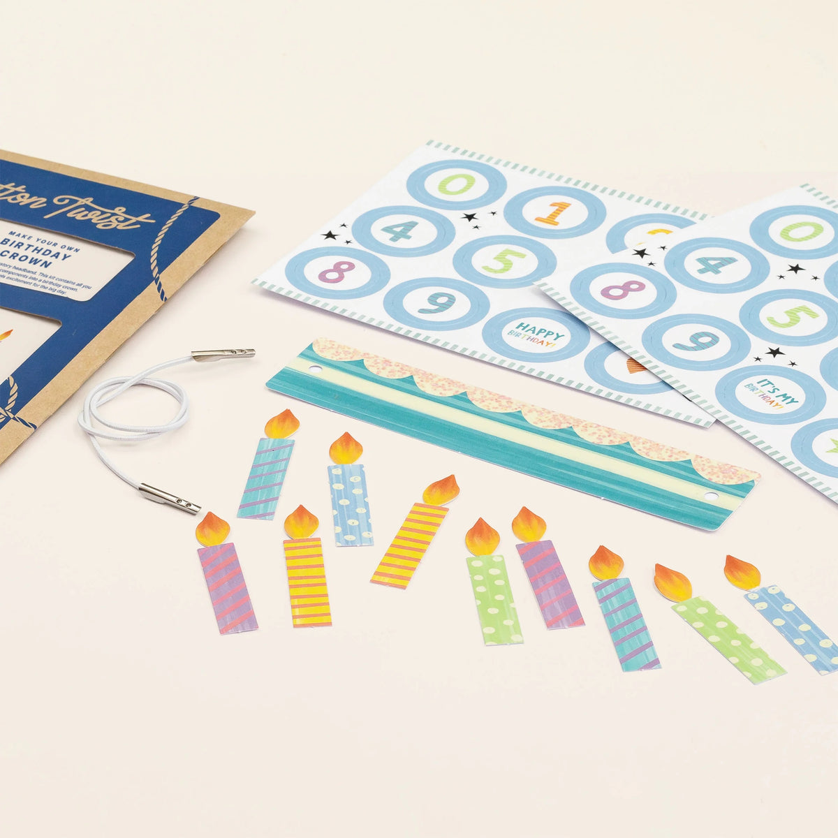 DIY-Kit Bursdagskrone | Cotton Twist