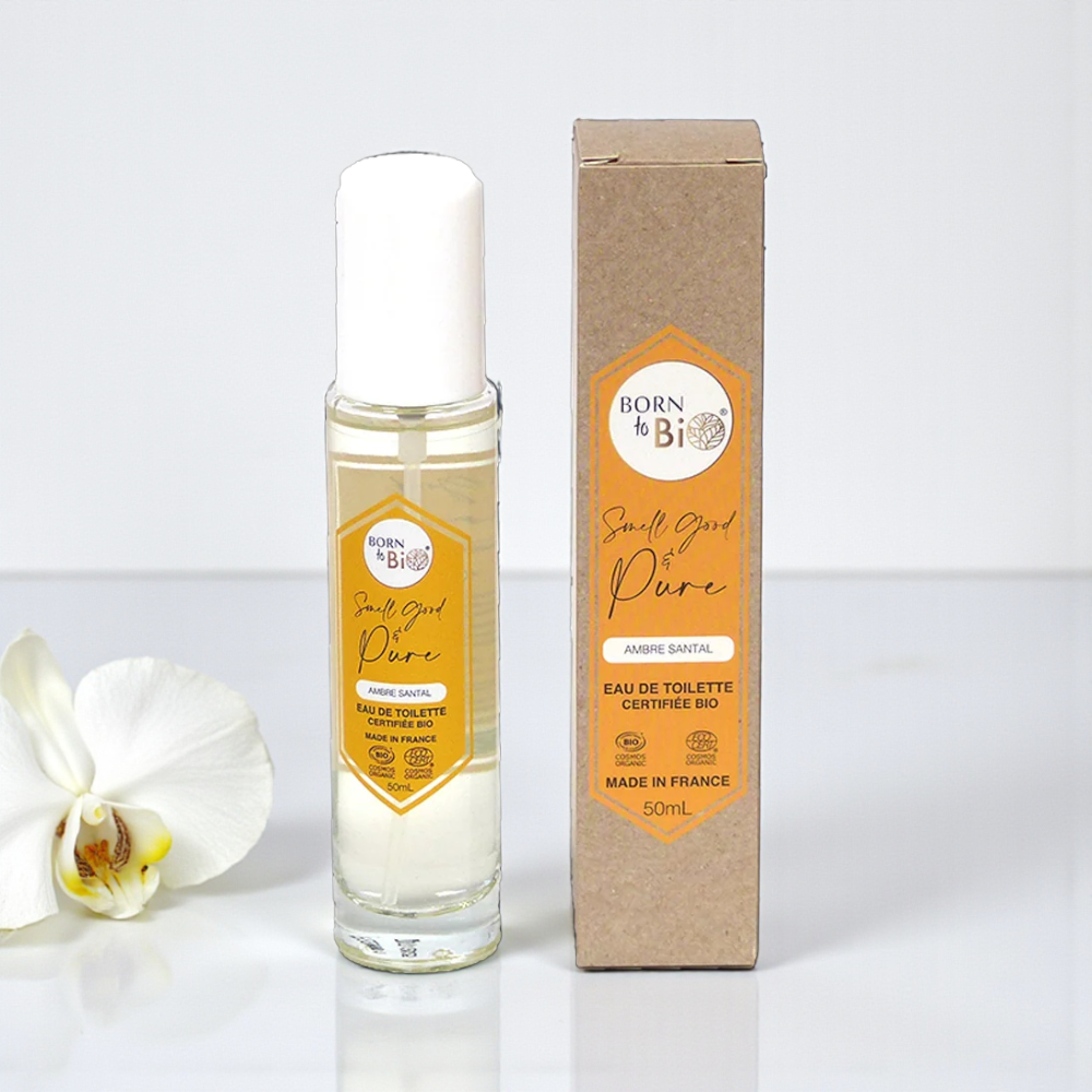 Amber Sandal Eau de Toilette (50 ml) | Born to Bio