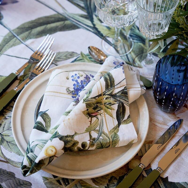 Linserviett Blue Flower Garden, Koustrup & Co
