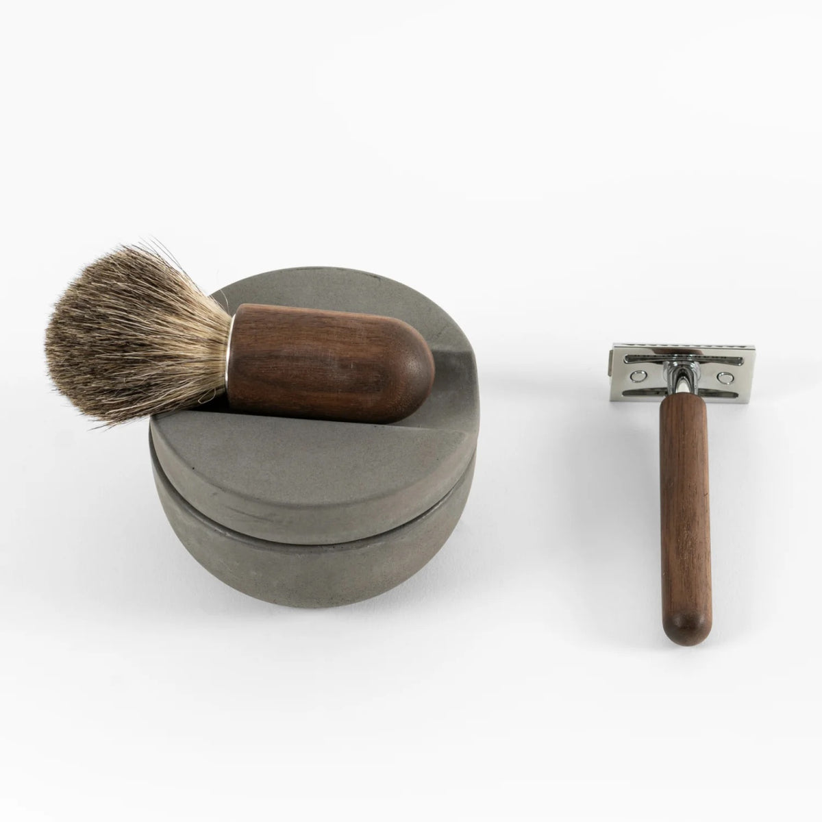 Barberingssett (2-pk) - Barberhøvel og Kost