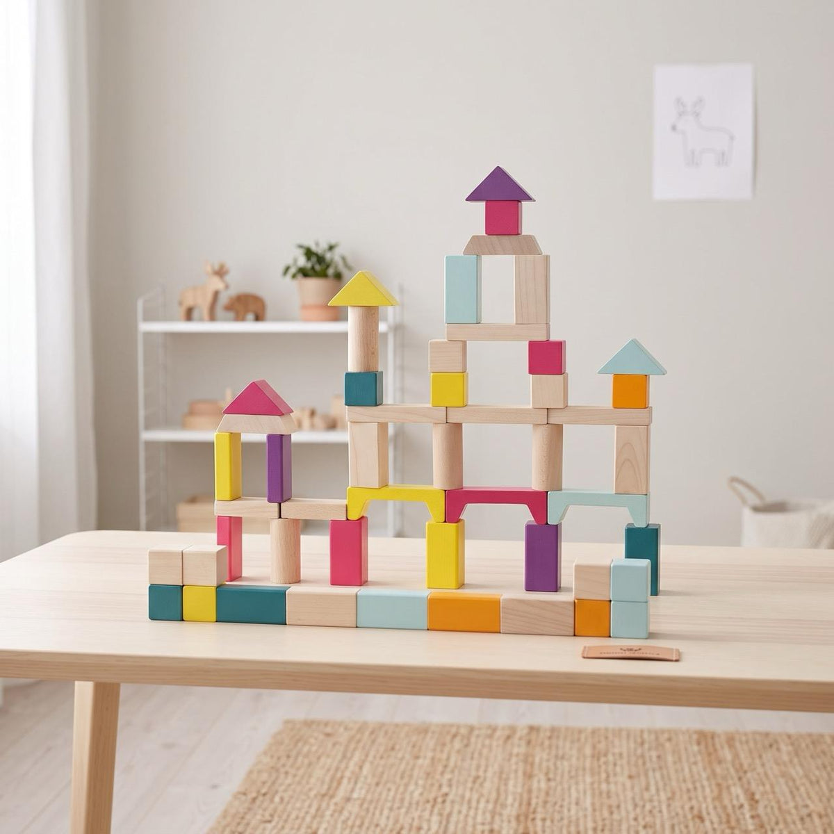 Byggeklosser (50 stk) - Bøketre | Cubika