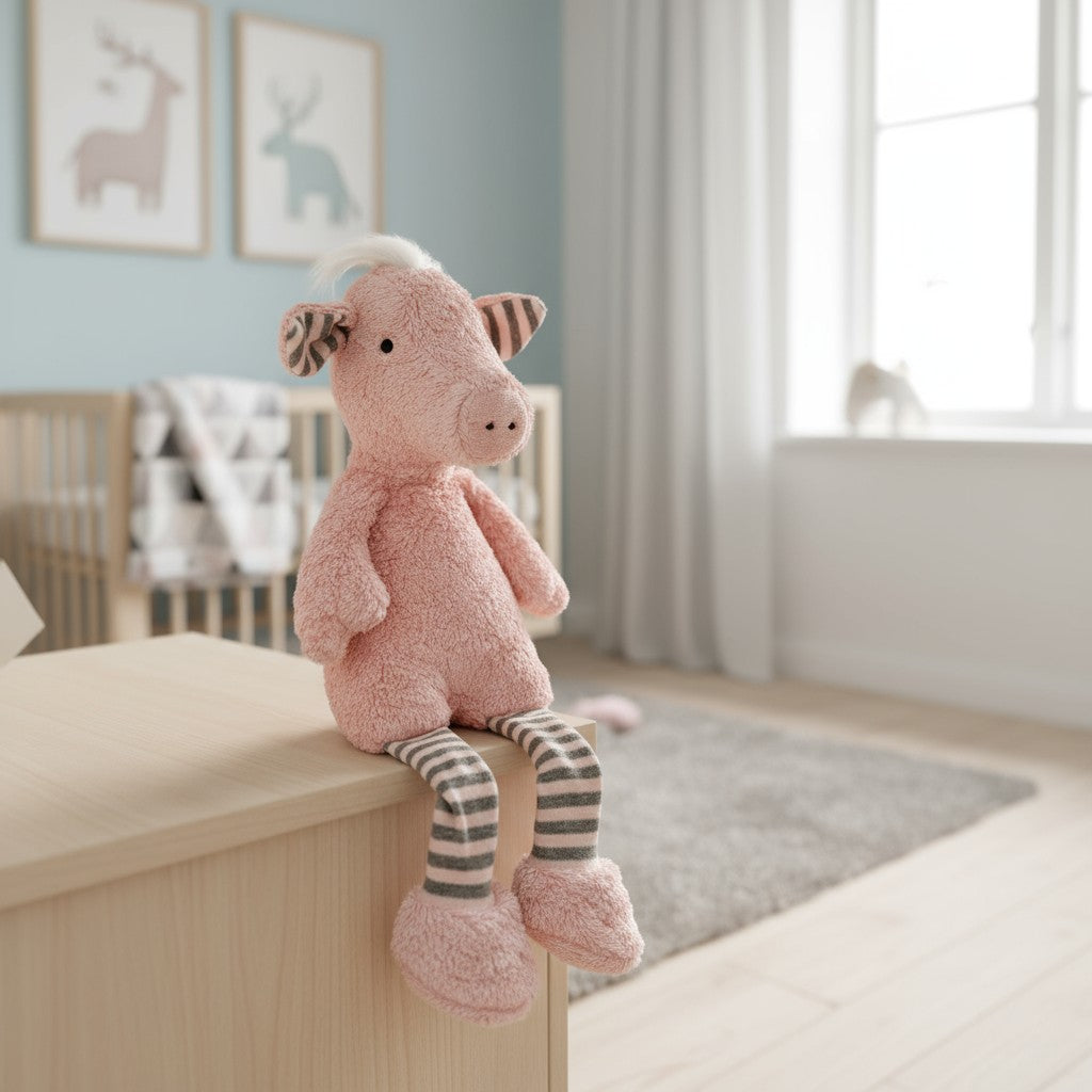 Nasse Gris Bamse - Økologisk Bomull