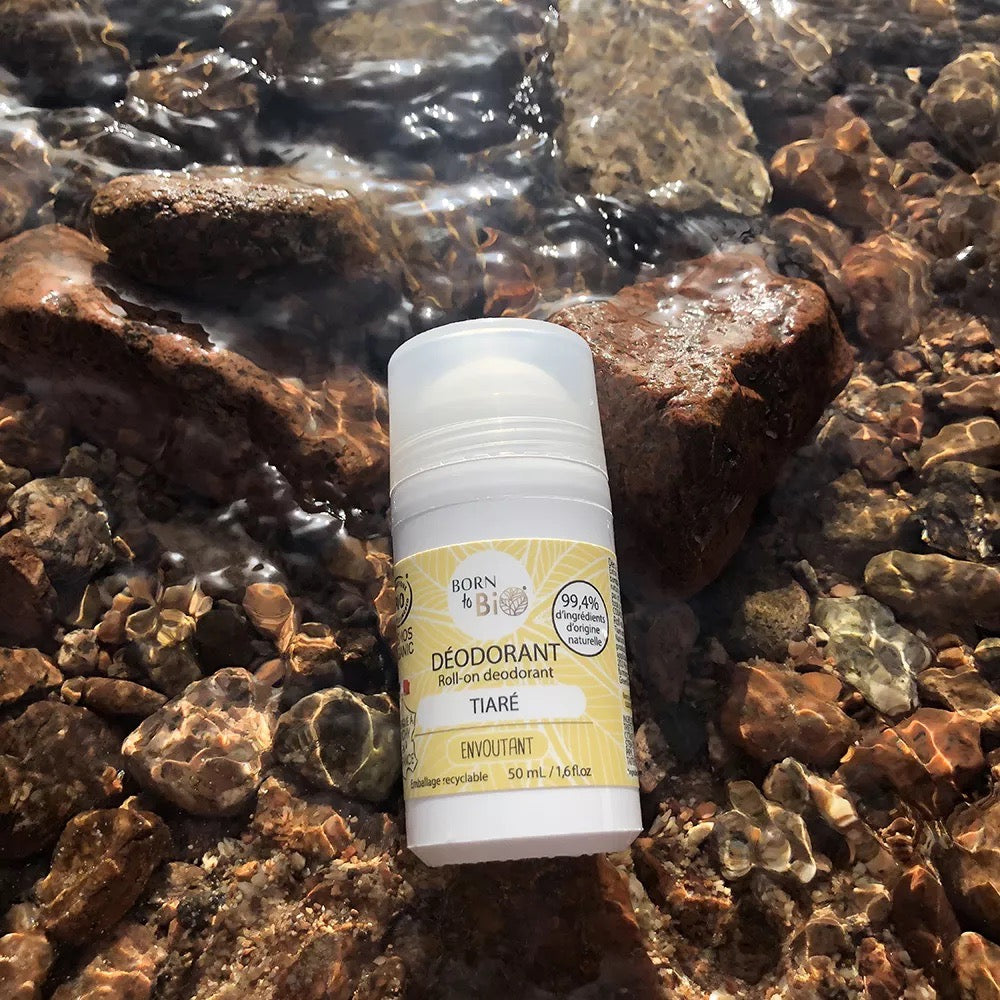 Naturlig Roll-On Deodorant - Tiaréblomst | Born to Bio