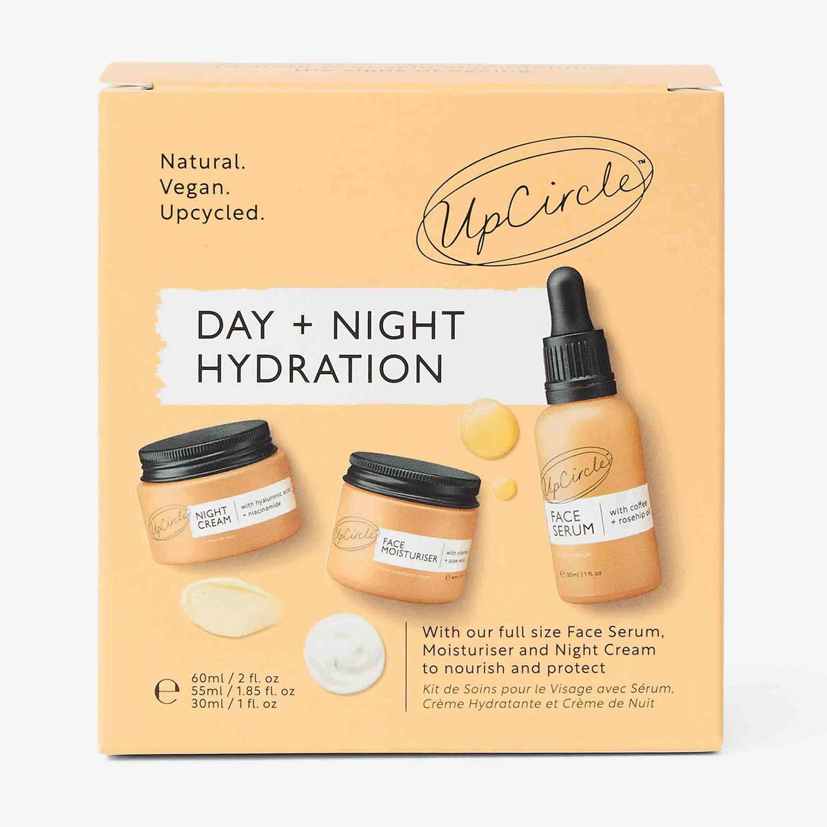 Sett: Serum, Dag- & Nattkrem | UpCircle