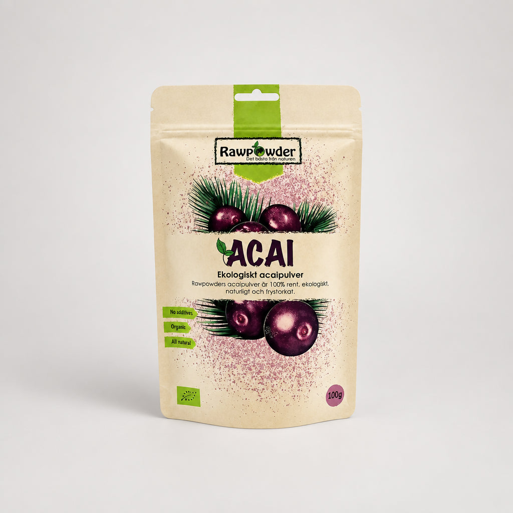Økologisk Acaipulver, Frysetørket (100 g)