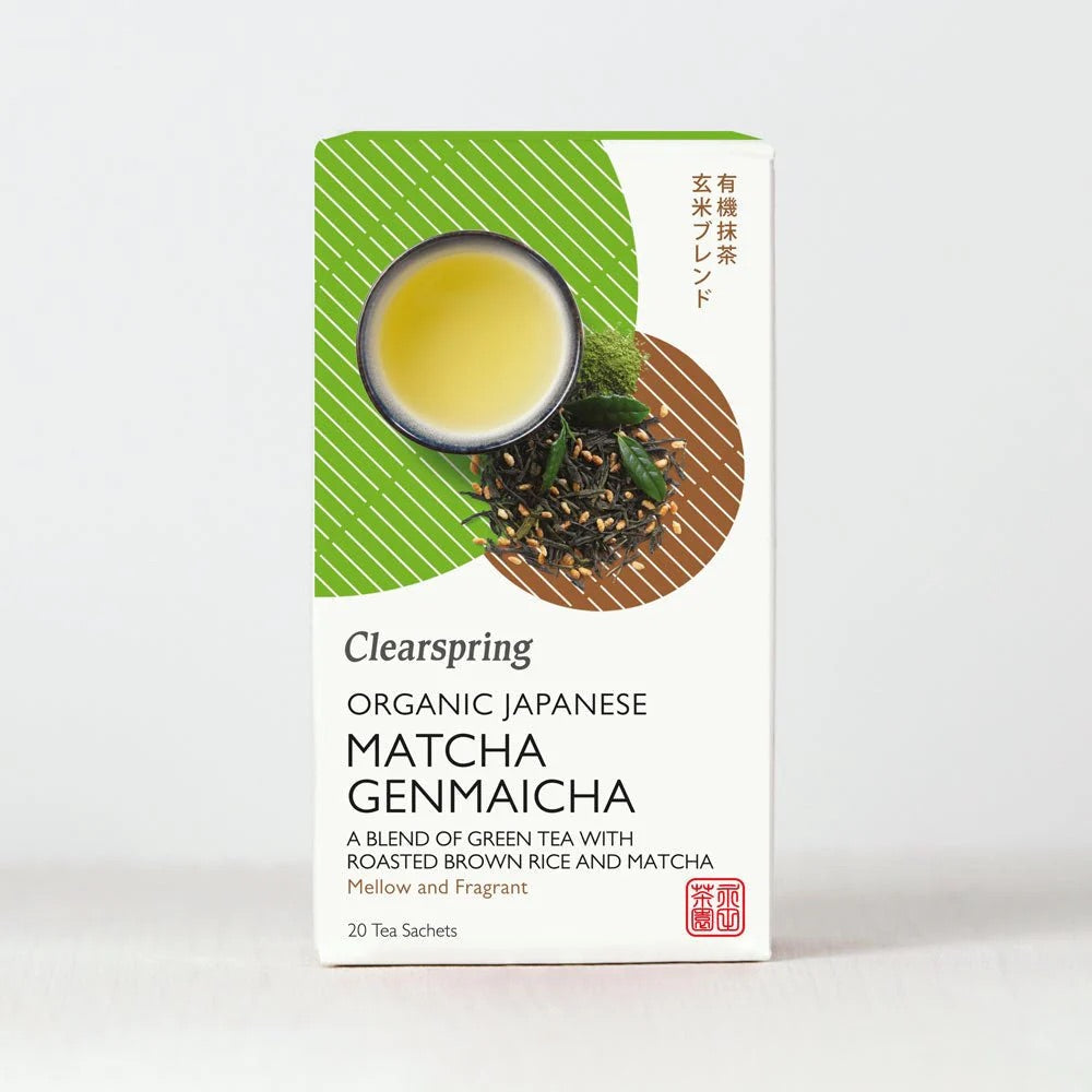 Clearspring Økologisk Matcha Genmaicha Tea
