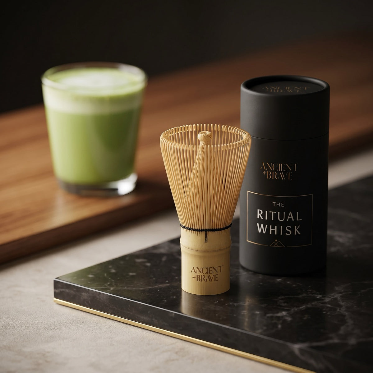 Matcha Bambusvisp | Ancient + Brave