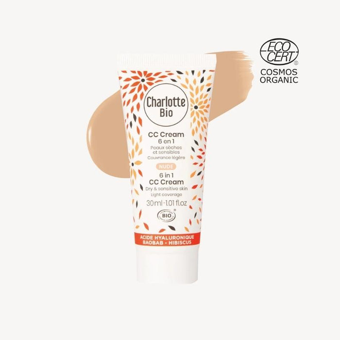 Organic CC Cream, Medium/Nude fra Charlotte Bio