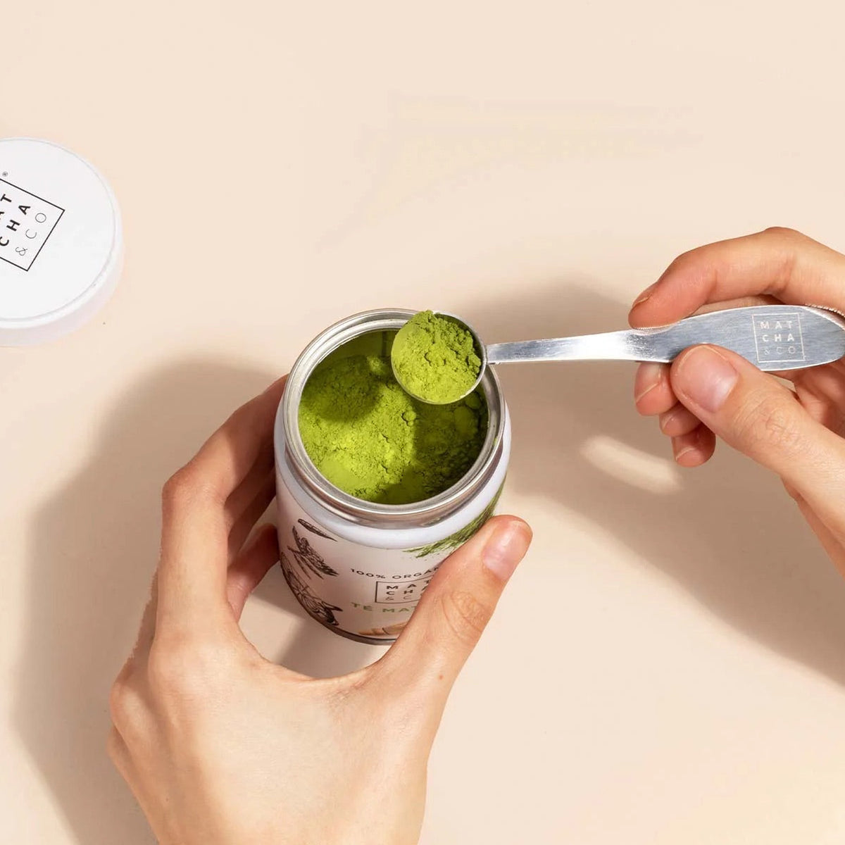 Måleskje for Matcha - Rustfritt Stål