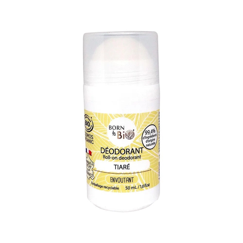 Naturlig Roll-On Deodorant - Tiaréblomst | Born to Bio