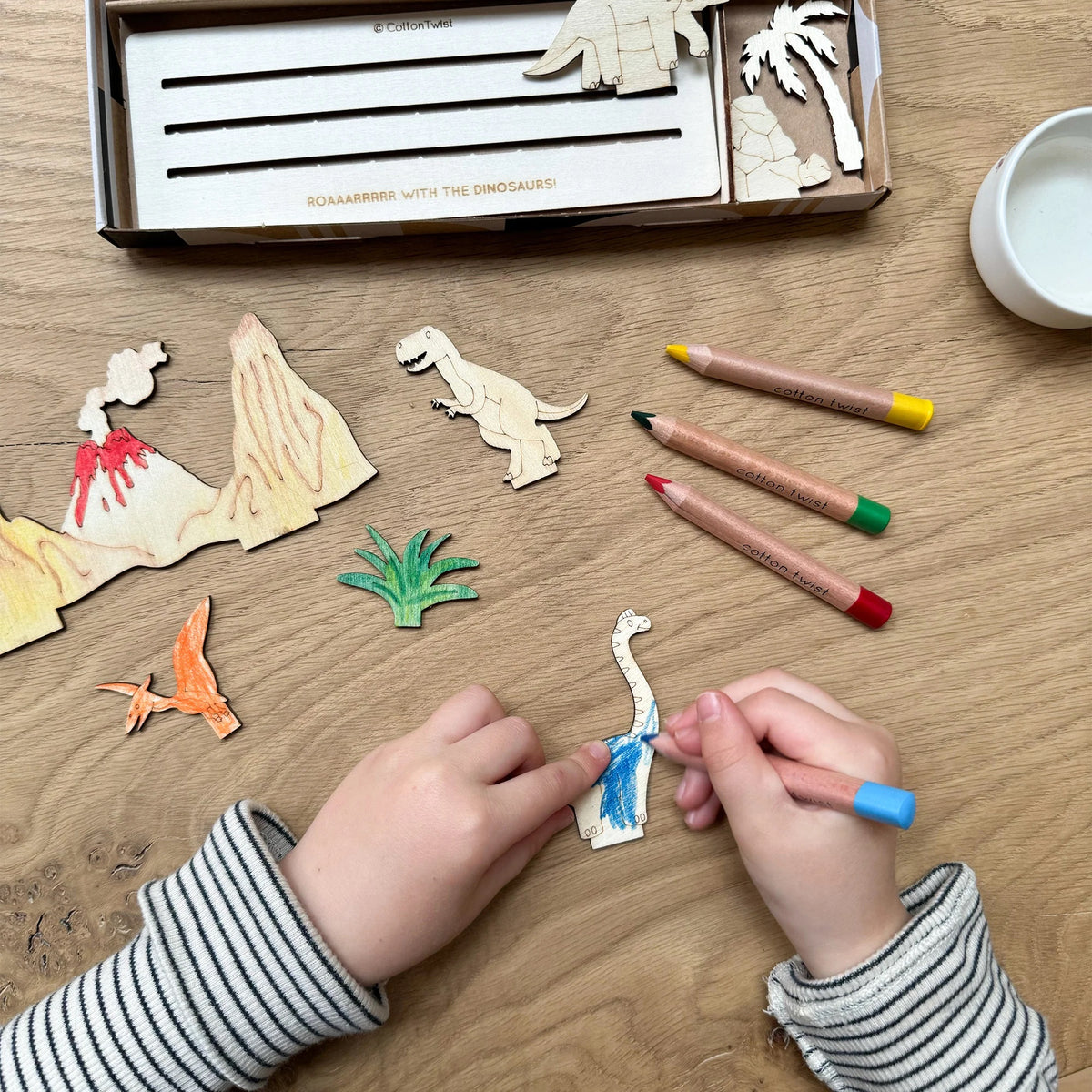 DIY-Kit - Dinosaurverden | Cotton Twist
