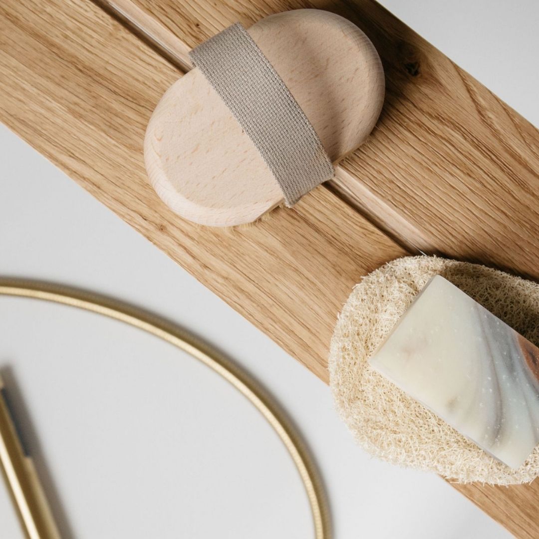 Kroppsbørste i bøketre - Beige