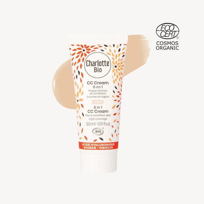 Organic CC Cream, Light fra Charlotte Bio