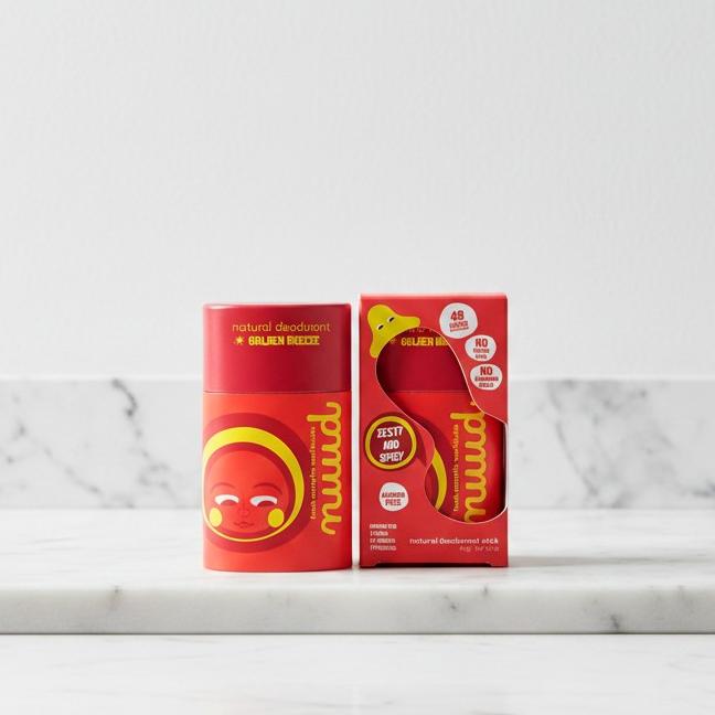 Nuud Golden Breeze Deodorantstift - Naturlig og Vegansk