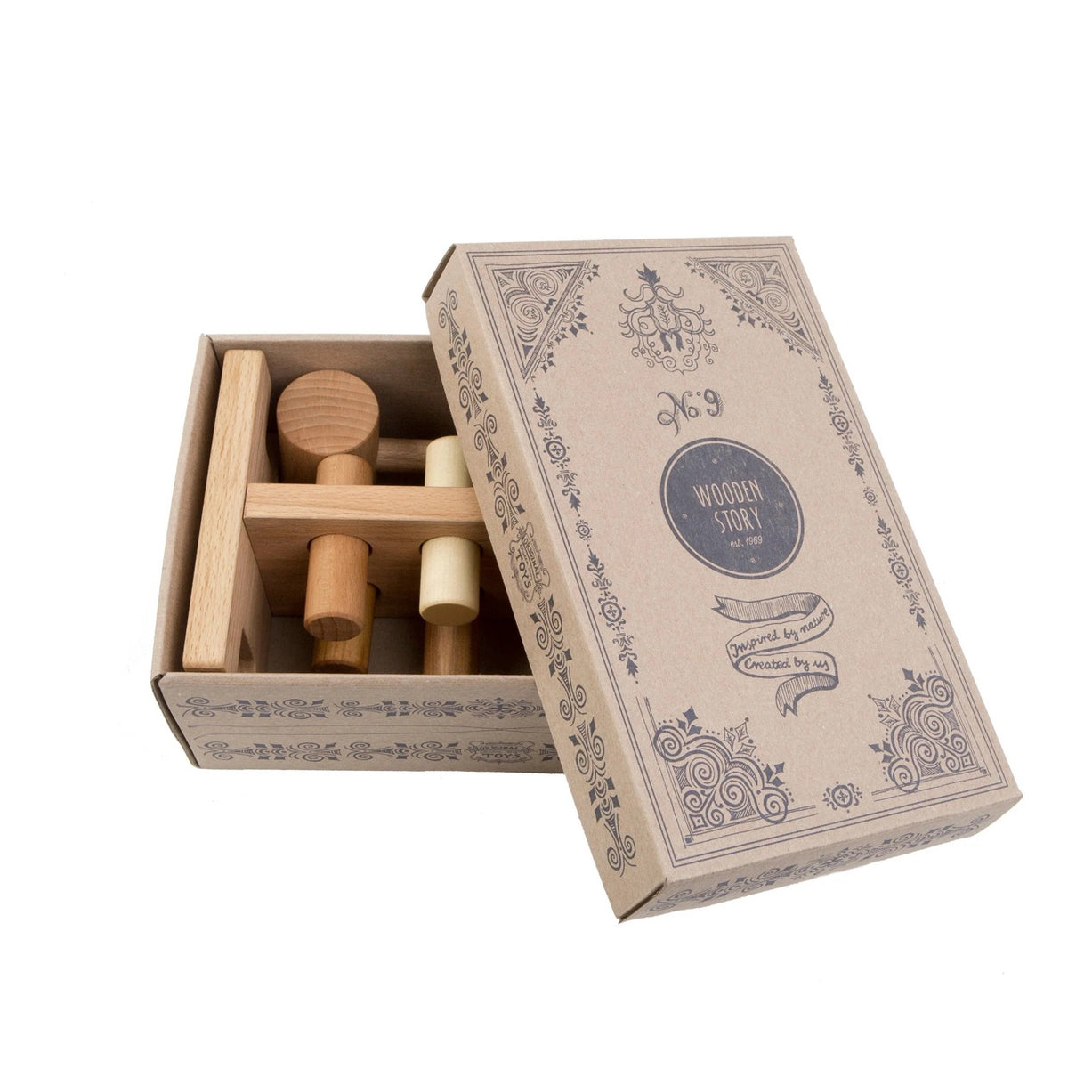 Bankebrett i FSC-tre - Naturfarger | Wooden Story