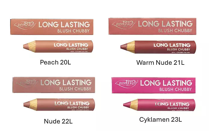 Long Lasting Blush Chubby  - 020L Peach | Purobio