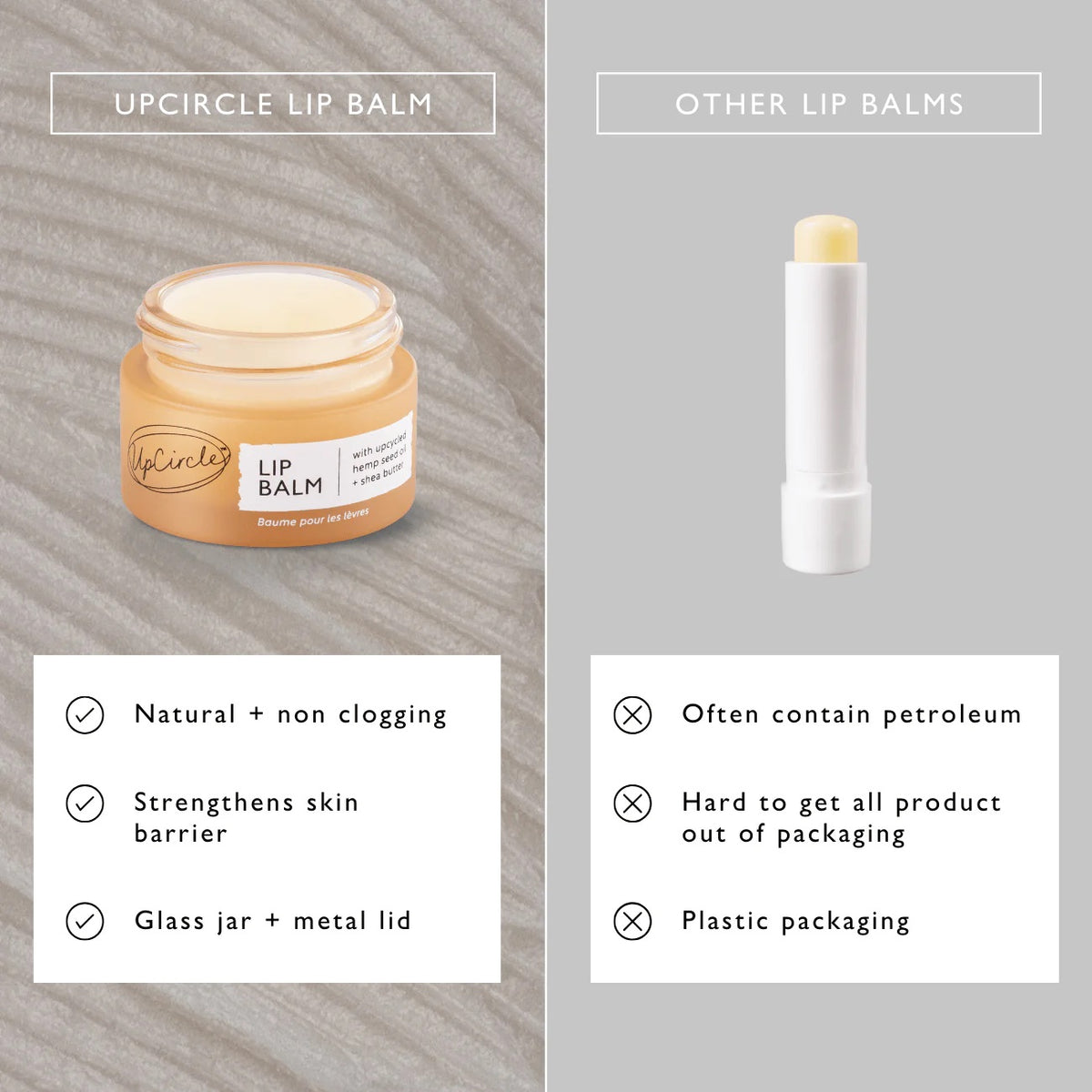 Lip Balm - Hampolje & Sheasmør