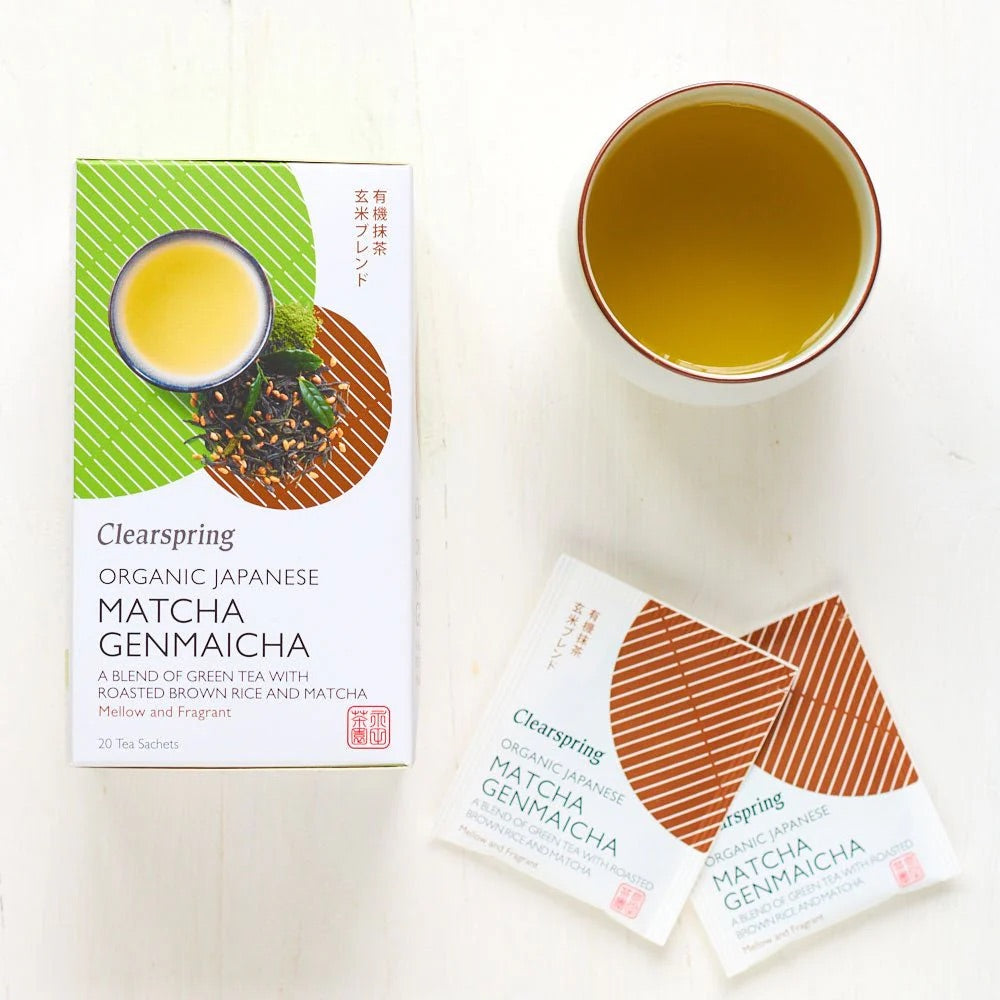 Clearspring Økologisk Matcha Genmaicha Tea