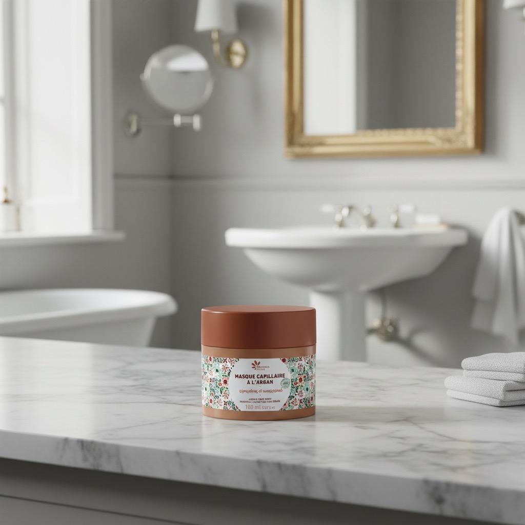 Organic Hair Mask - Argan Oil + Shea Butter | Fleurance Nature