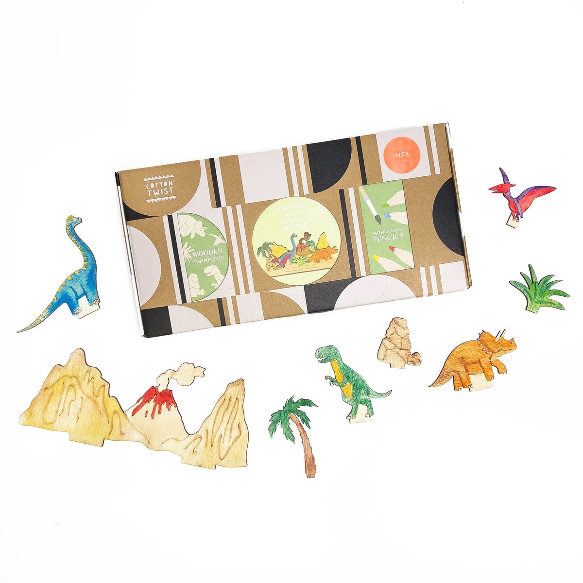 DIY-Kit - Dinosaurverden | Cotton Twist