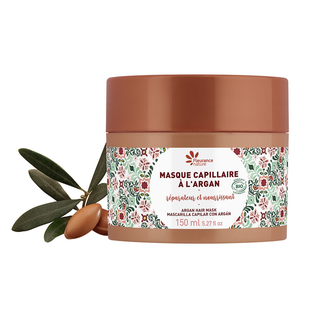 Organic Hair Mask - Argan Oil + Shea Butter | Fleurance Nature
