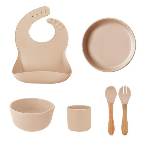 Spisesett (5-pk) - Food-grade Silikon