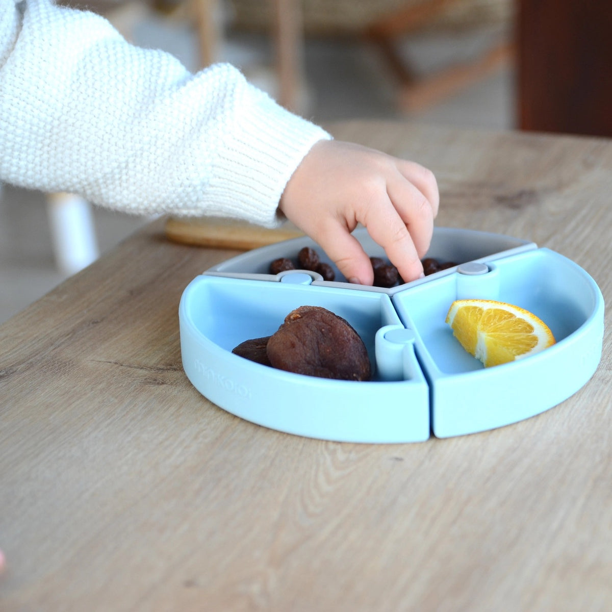 Puzzle-Tallerken med Sugekopp - Food-grade Silikon