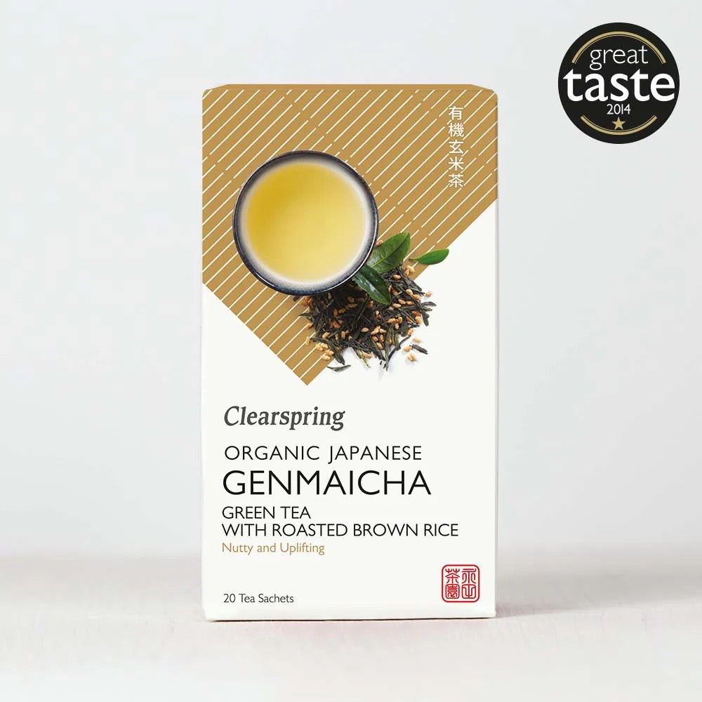 Clearspring Økologisk Japansk Genmaicha-te