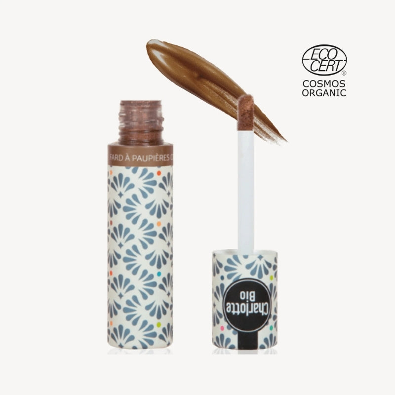 Organic Liquid Eyeshadow - Bronze Brown | Charlotte Bio