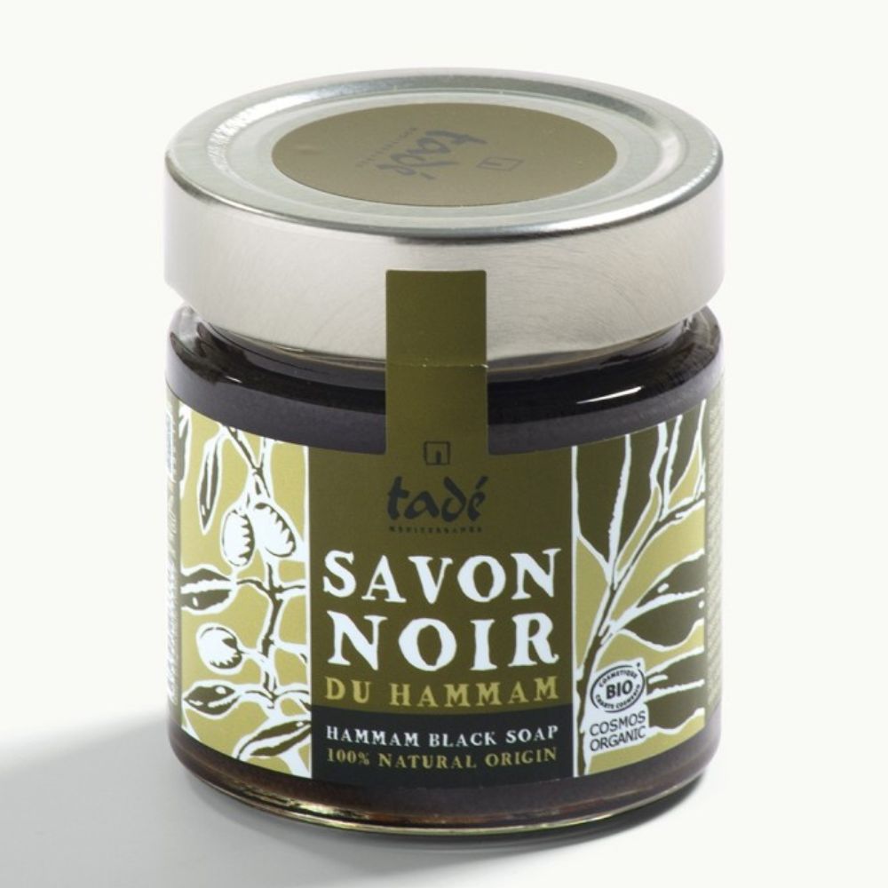 Tadé Savon Noir, COSMOS Organic-sertifisert svart såpe med oliven- og laurbærolje