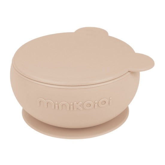 Silikonskål med Lokk og Sugekopp - Food-grade Silikon