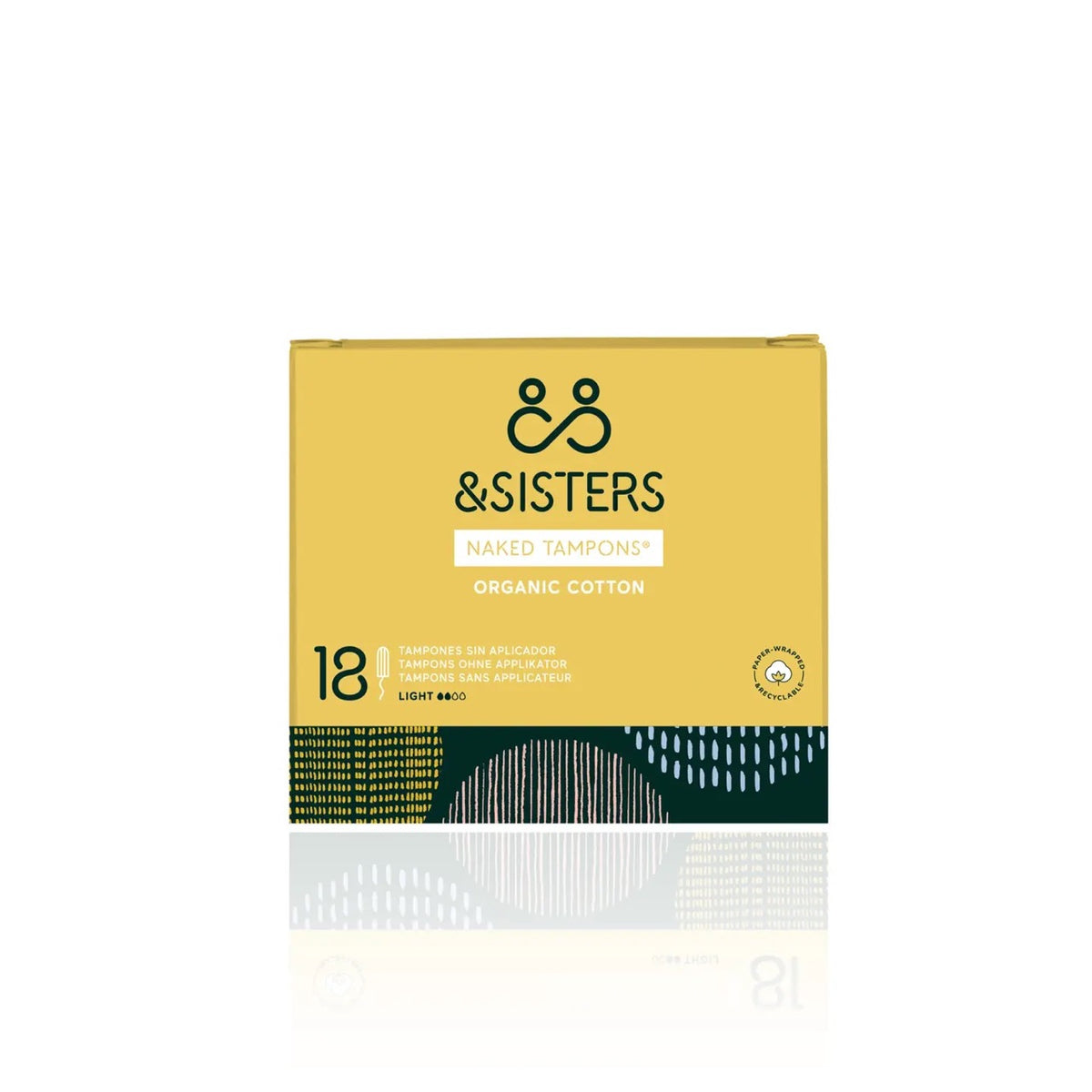 Tamponger 18-pk - 100 % Økologisk Bomull | Mooncup
