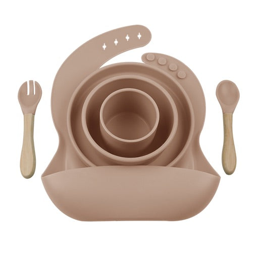 Spisesett (5-pk) - Food-grade Silikon