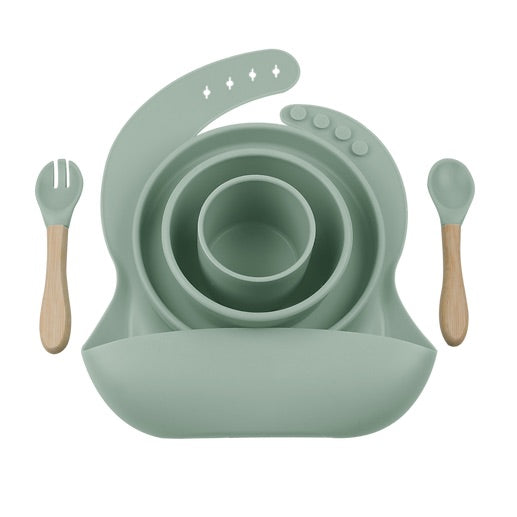 Spisesett (5-pk) - Food-grade Silikon