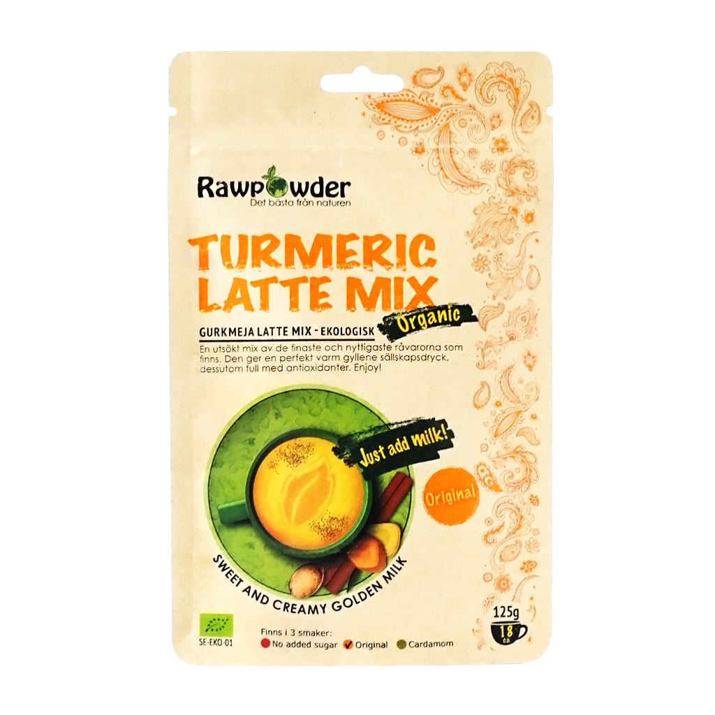 Økologisk Turmeric Latte Mix med Gurkemeie (125 g)