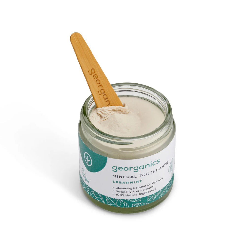 Fluoridfri Tannkrem - Spearmint (60 ml) | Georganics