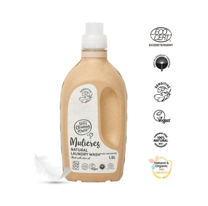 Vaskemiddel Duftfri - ECOCERT | Mulieres